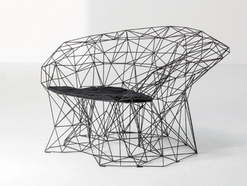 FILINEA - Steel armchair with armrests by La Cividina - view 2